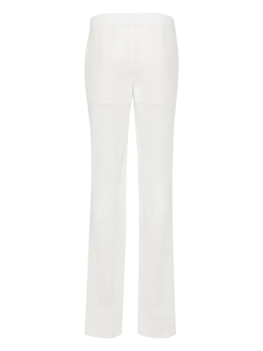 Pressed-Crease Straight Trousers
