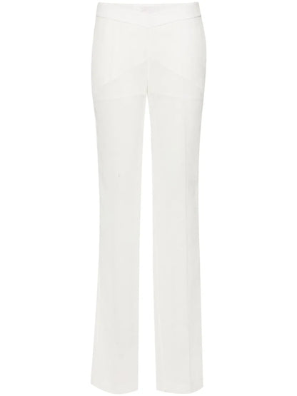 Pressed-Crease Straight Trousers