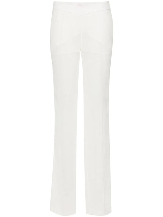 Pressed-Crease Straight Trousers