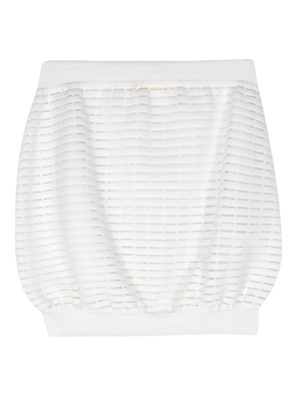 Lurex-Detailed Striped Skirt