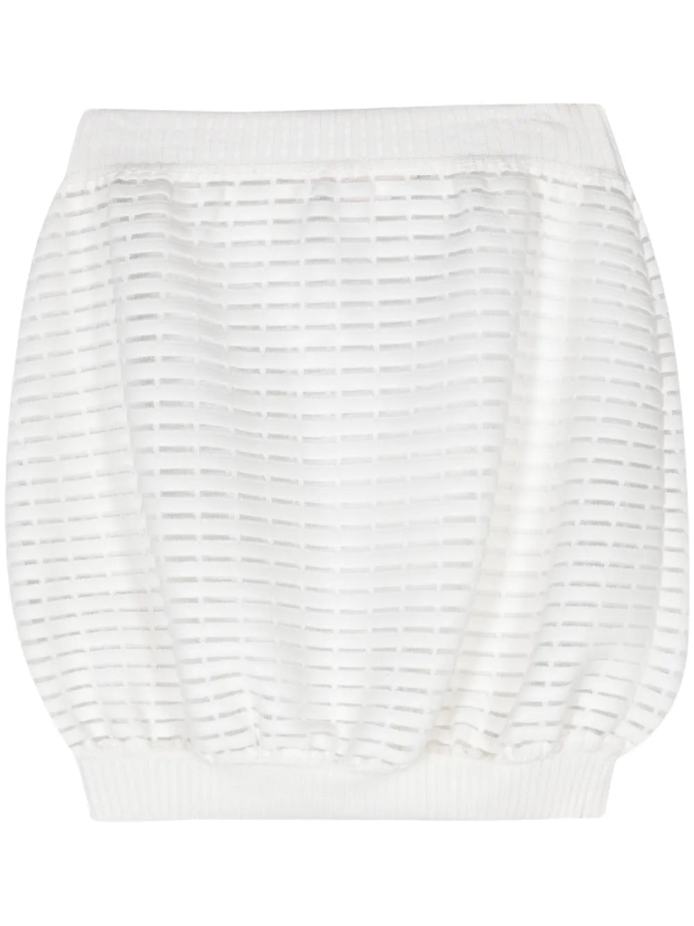 Lurex-Detailed Striped Skirt