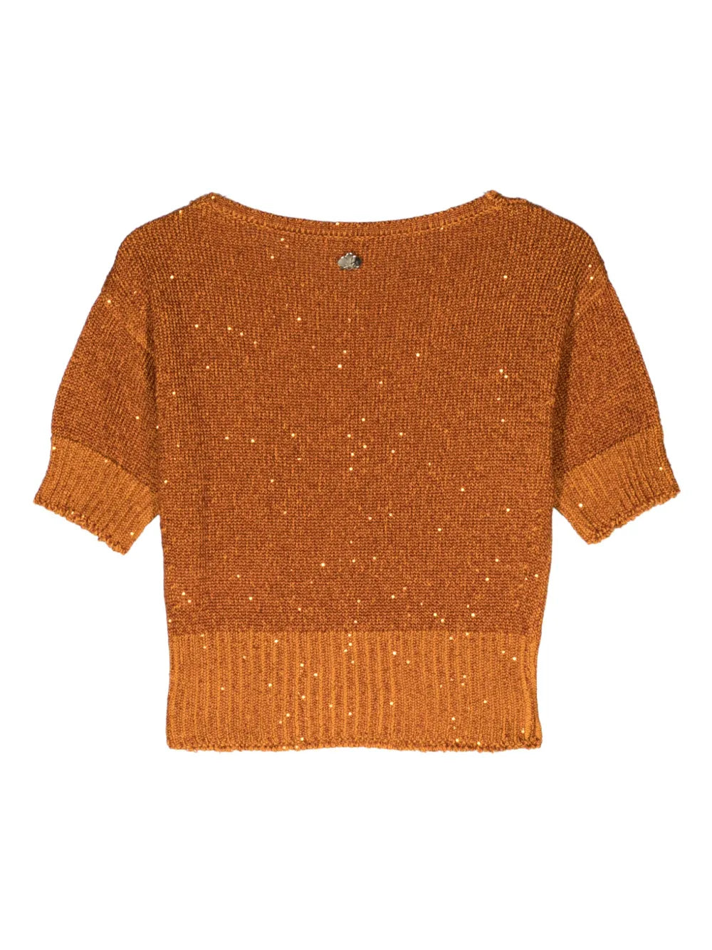 Sequined V-Neck Top