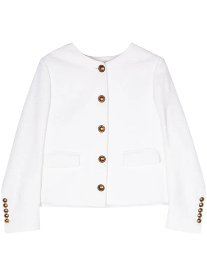 Cropped Cotton Jacket