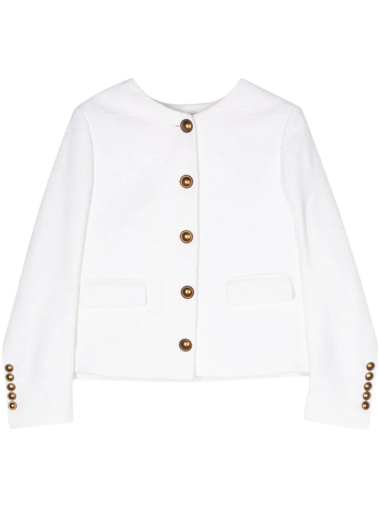 Cropped Cotton Jacket