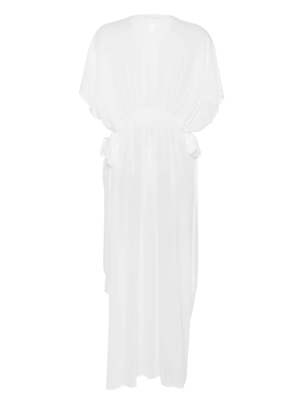 Belted Silk Maxi Dress
