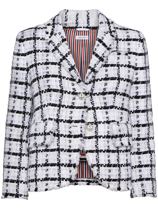 Checked Blazer
