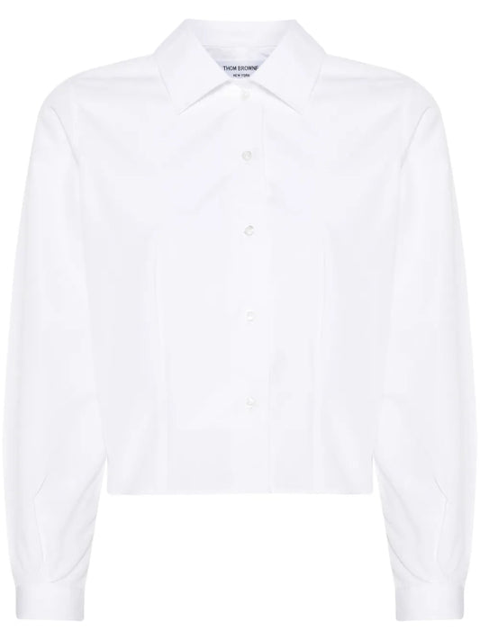 Cropped Cotton Shirt