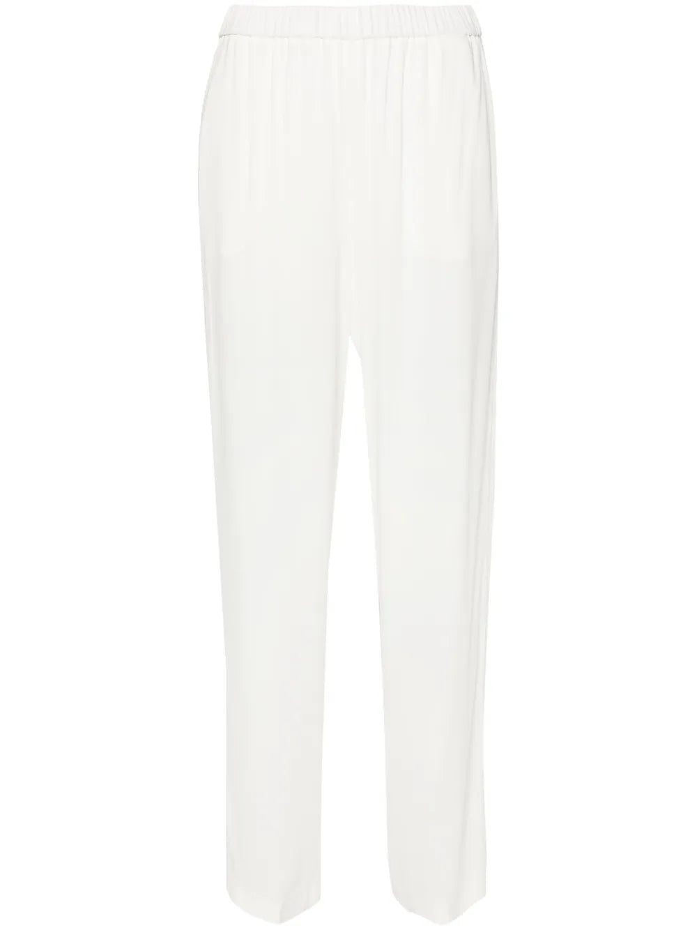 Straight Crepe Trousers
