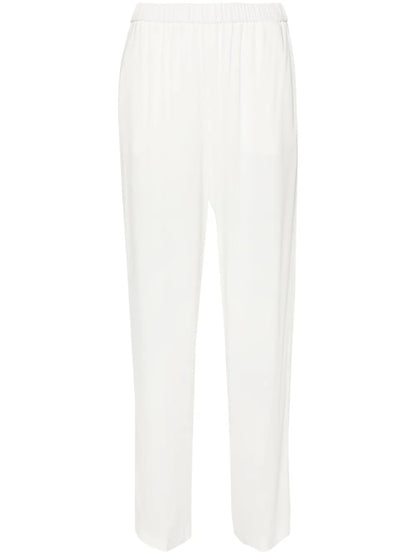 Straight Crepe Trousers