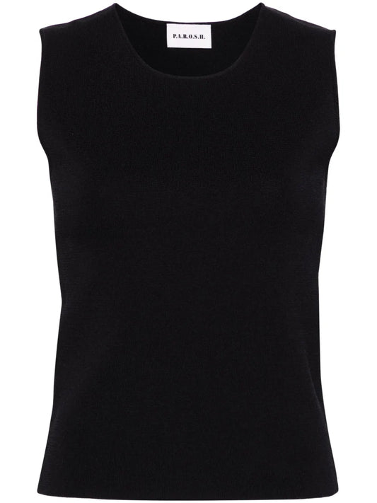 Fine-Knit Tank Top