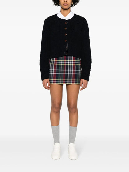 Chunky-Knit Wool Cardigan