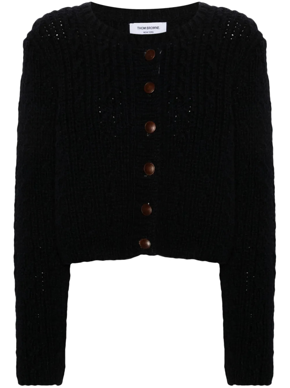 Chunky-Knit Wool Cardigan
