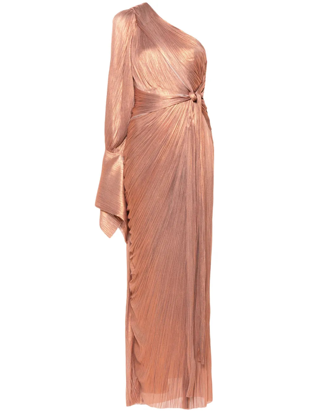 Palmer One-Shoulder Silk Dress