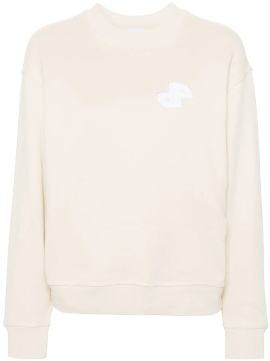 Jp-Appliqué Organic-Cotton Sweatshirt