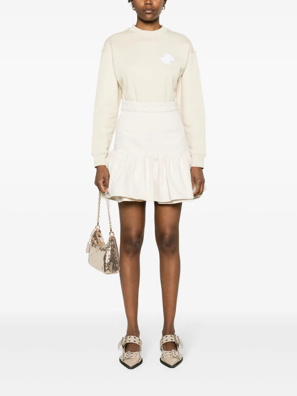 Jp-Appliqué Organic-Cotton Sweatshirt