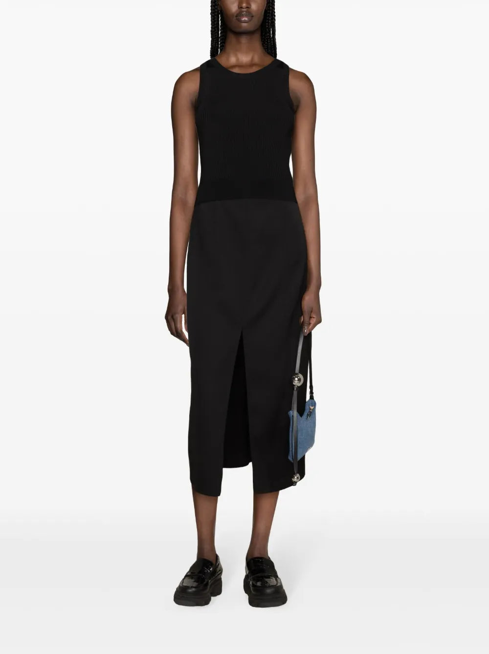 A-Line Virgin Wool Midi Skirt