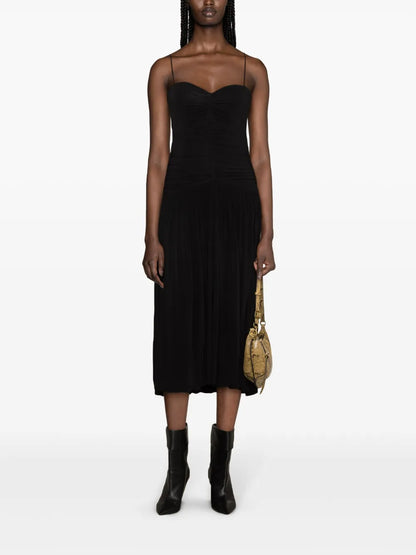 Elisabeth Ruched Midi Dress