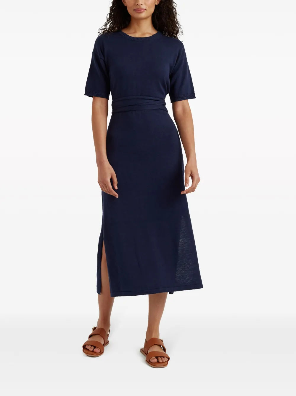 Monaco Organic Cotton Midi Dress