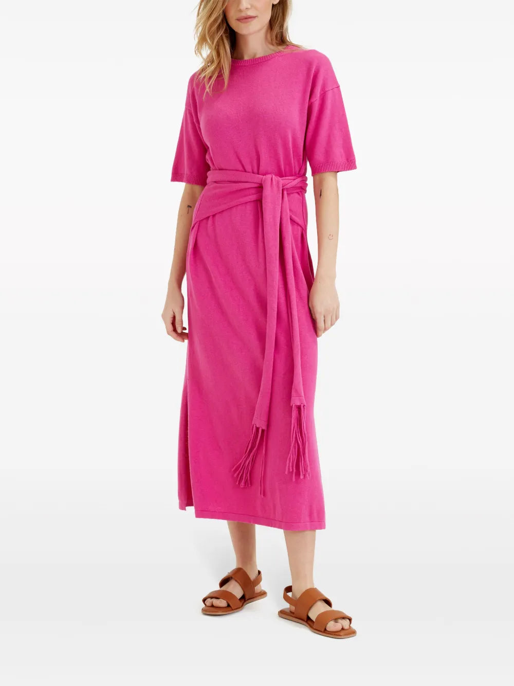 Monaco Organic Cotton Midi Dress