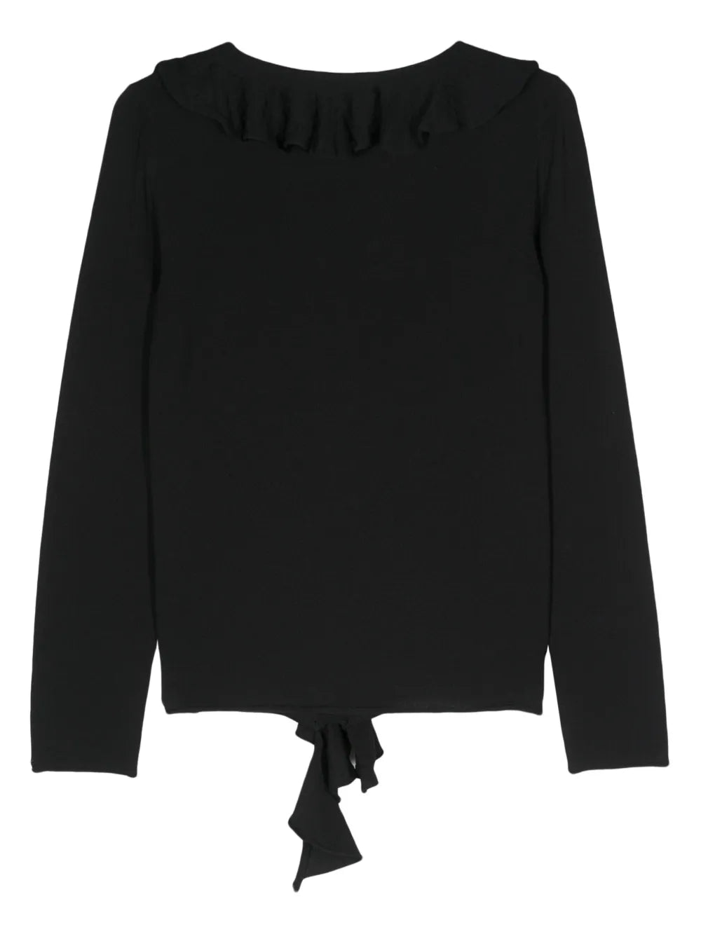 Annalisa Ruffle-Detail Cardigan