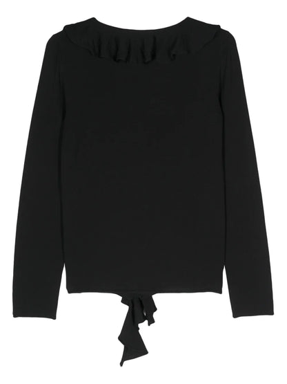 Annalisa Ruffle-Detail Cardigan