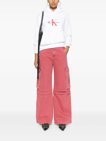 High-Rise Cargo Jeans