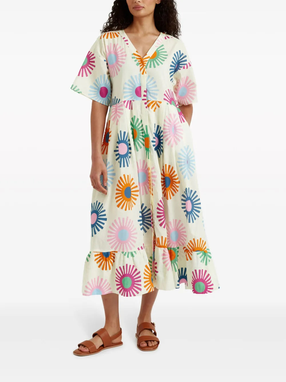 Soleil Floral-Print Dress