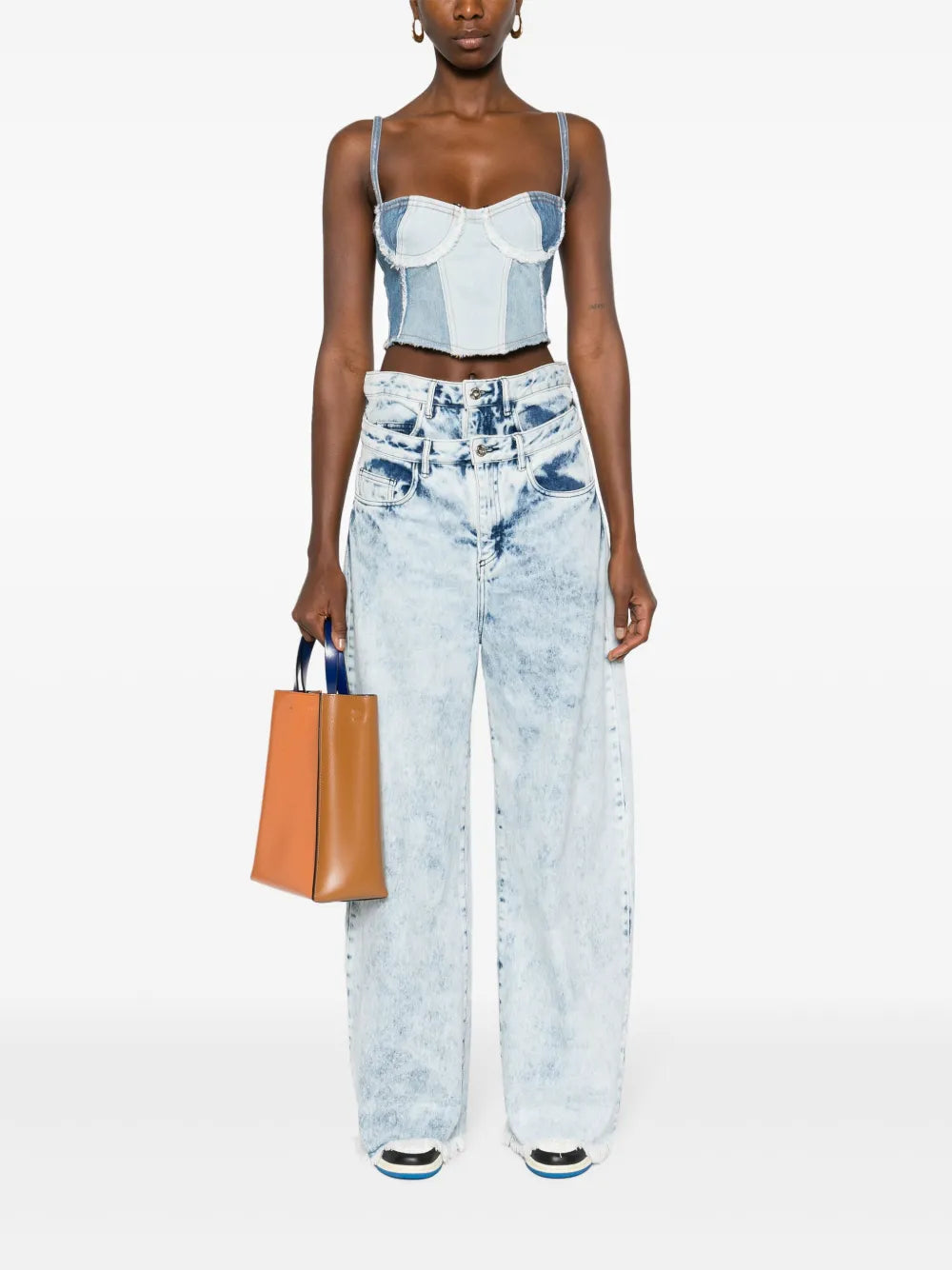 Denim Cropped Top