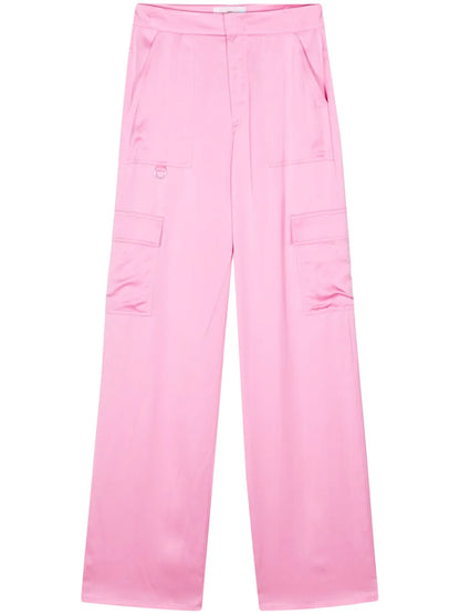 Textured Straight Cargo Pants