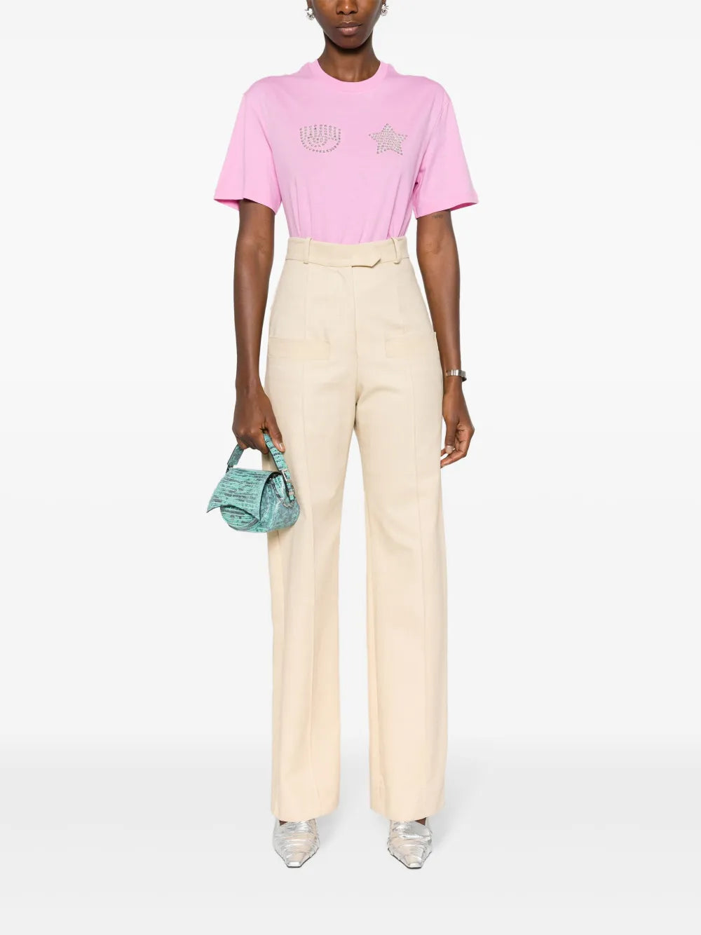 Stud-Embellished T-Shirt