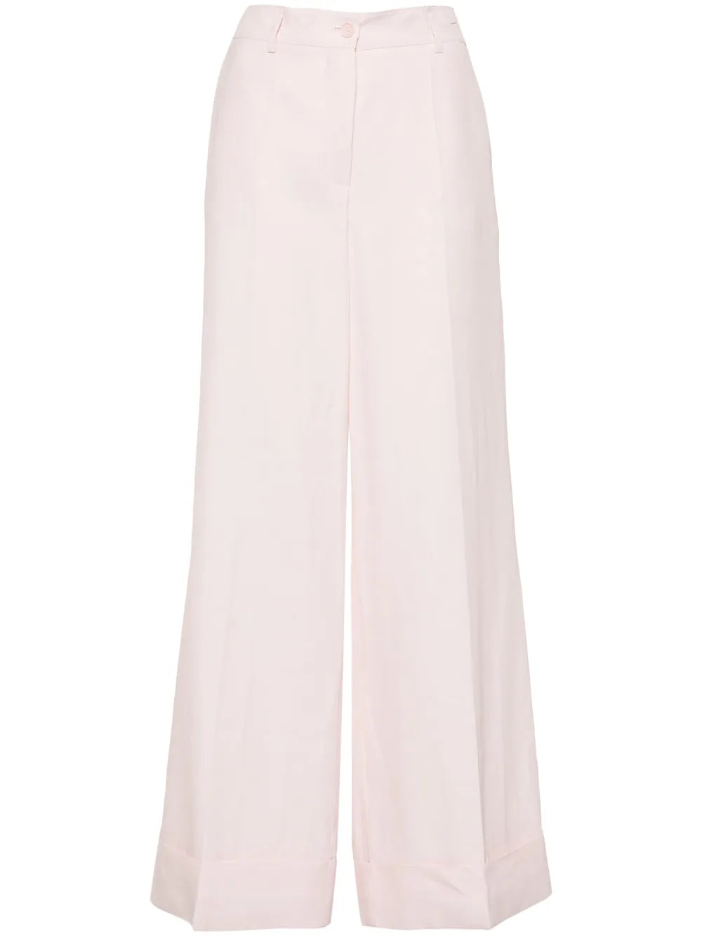 Mid-Waist Wide-Leg Trousers