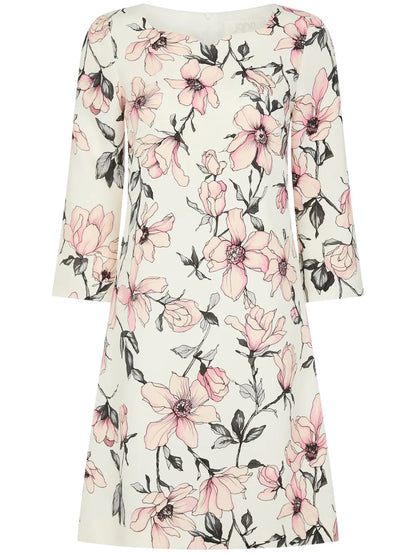 Selma Floral-Print A-Line Dress