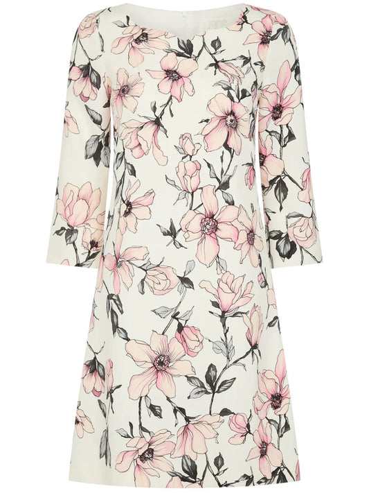 Selma Floral-Print A-Line Dress