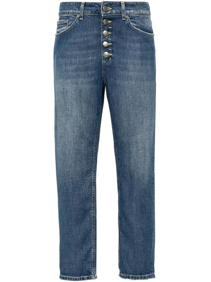 Koons Mid-Rise Cropped Jeans