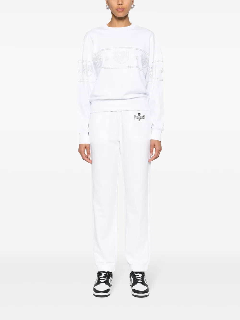 Logomania Stud-Embellished Sweatshirt