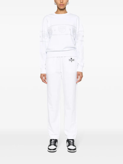 Logomania Stud-Embellished Sweatshirt
