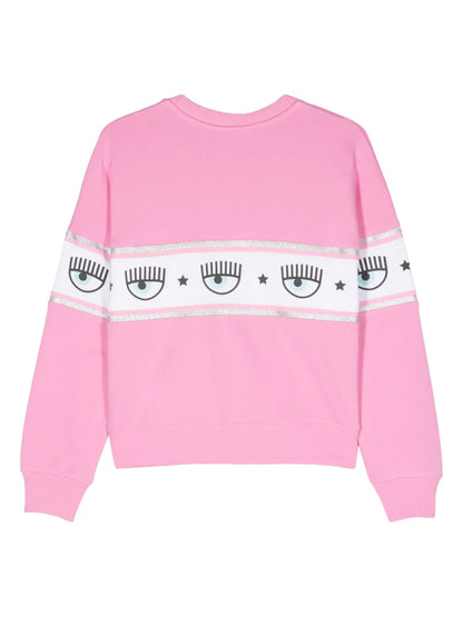 Logomania-Motif Cotton Sweatshirt