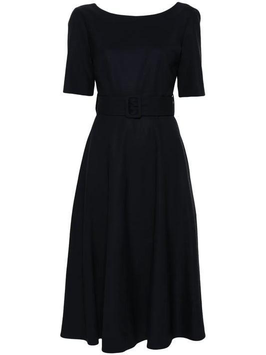 Flared Midi Skirt