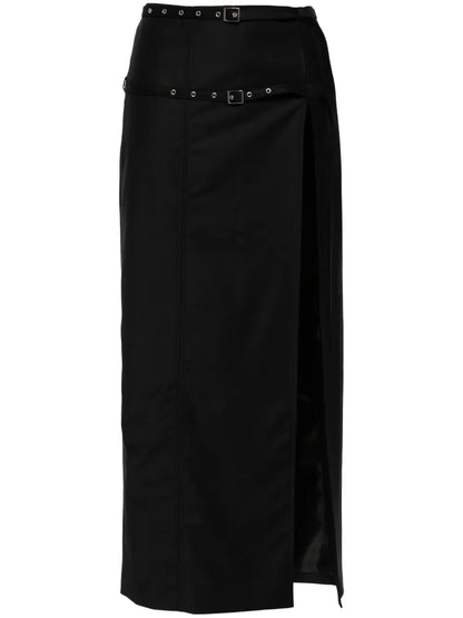 Kura Side-Slit Pencil Skirt