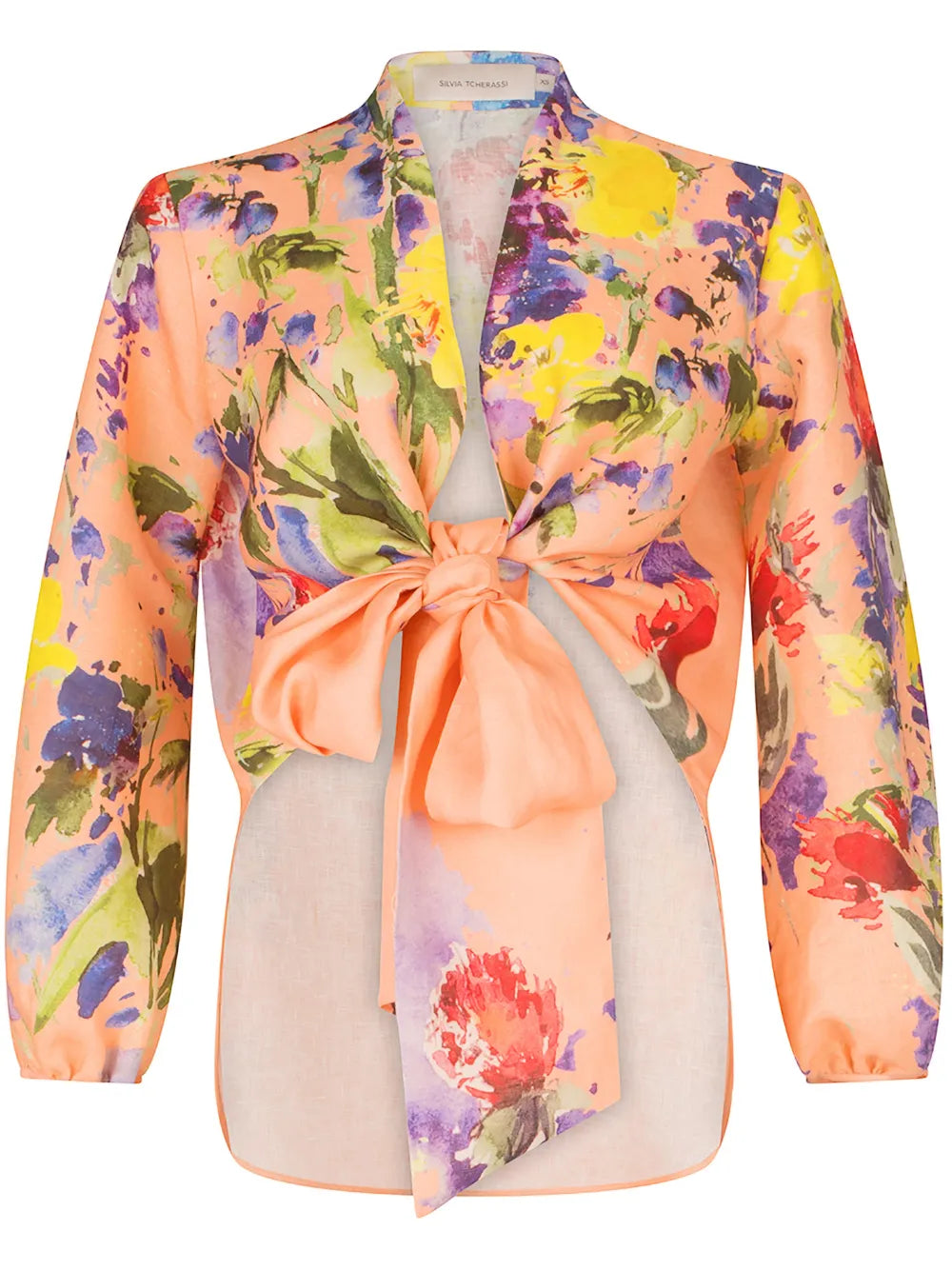 Floral Linen Blouse