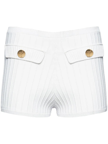 Andrina Ribbed Knit Shorts
