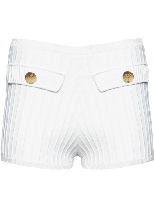 Andrina Ribbed Knit Shorts