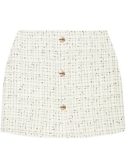 Mateo Tweed Miniskirt