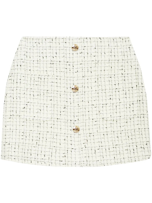 Mateo Tweed Miniskirt