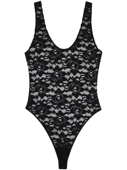 Alysha Floral-Lace Bodysuit