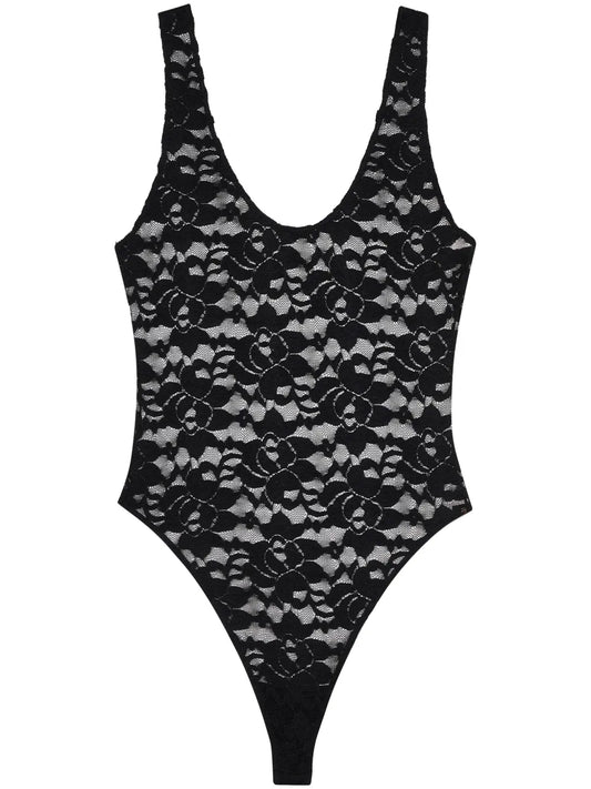 Alysha Floral-Lace Bodysuit