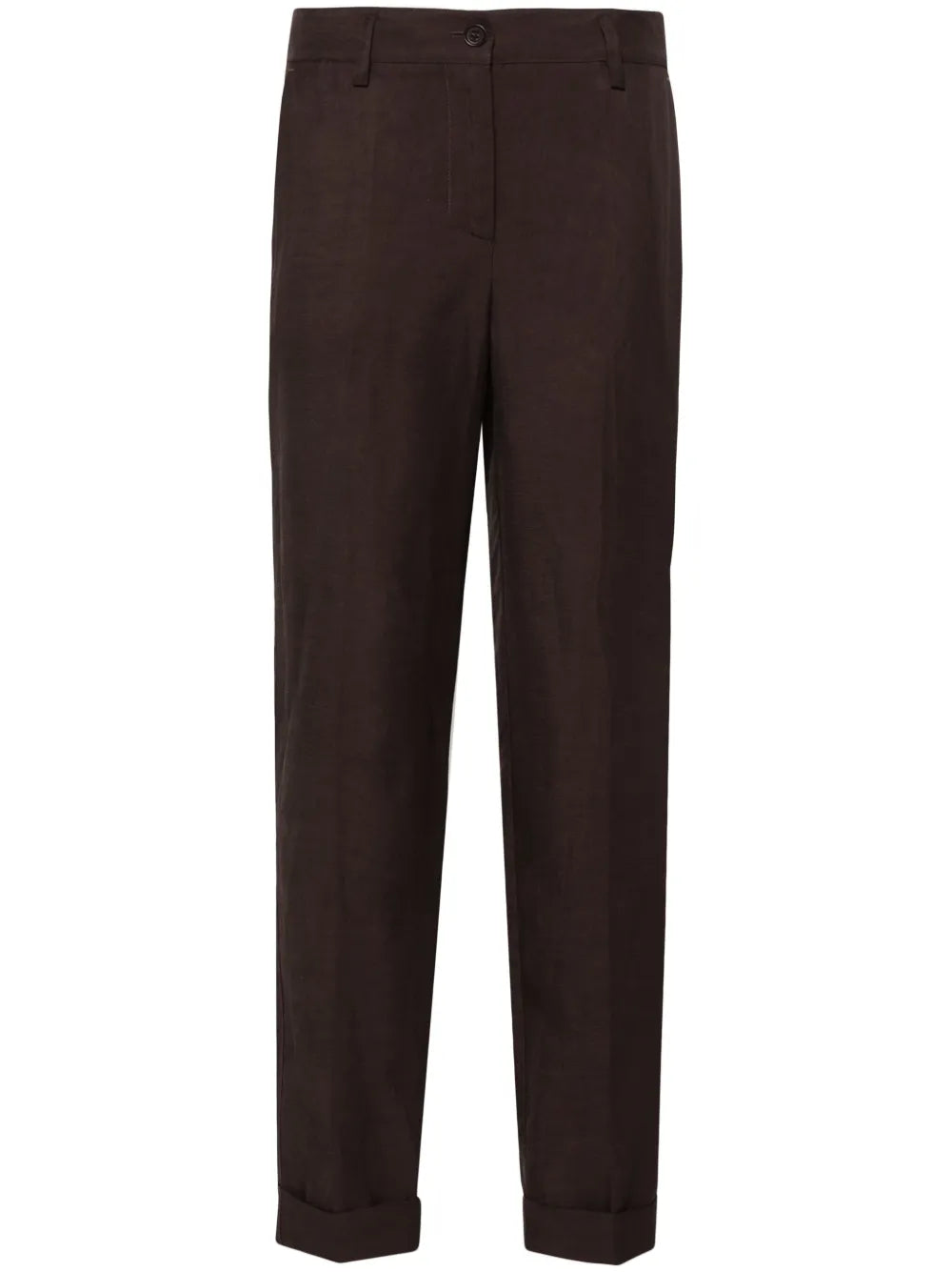 High-Waist Tapered Trousers