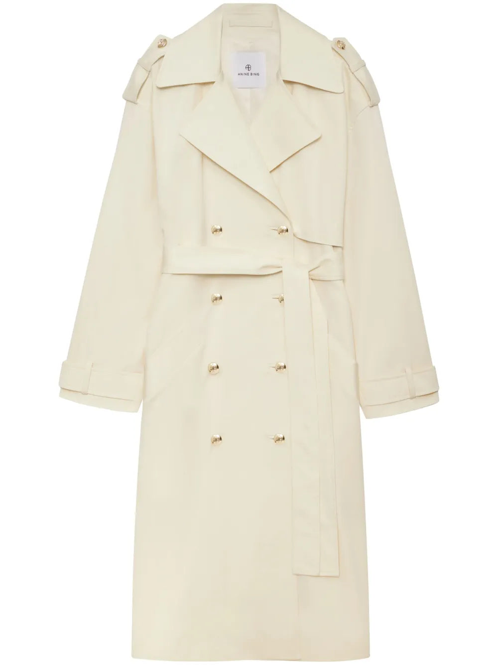 Layton Button-Detail Oversize Trench