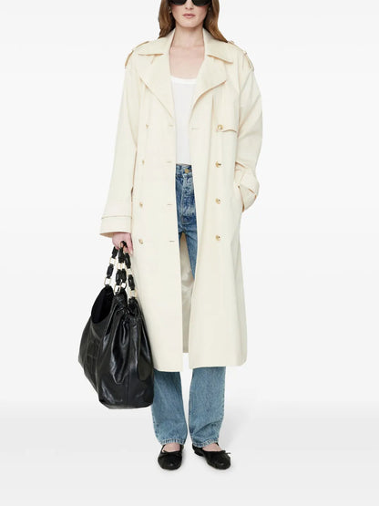 Layton Button-Detail Oversize Trench