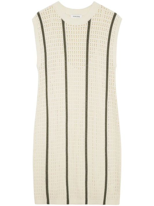 Lanie Open-Knit Minidress